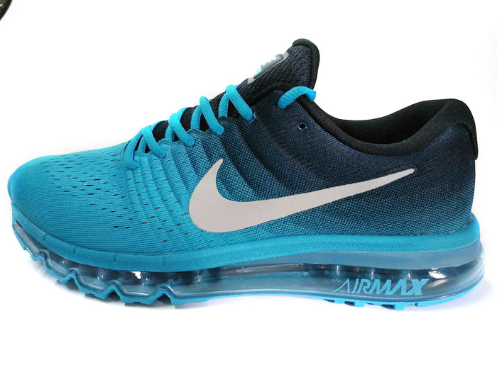Mens Nike Air Max 2017 Blue Black White Outlet Store